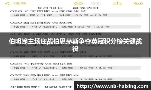 伯明翰主场迎战伯恩茅斯争夺英冠积分榜关键战役